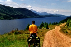 The track on the west side of Loch Lochy