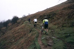 Climbing to Lord Hereford's Knob