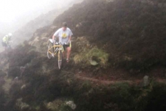 On the northen scarp slope of the Black Mountains