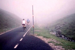 The road up Great Dun Fell is the highest tarmac road in England