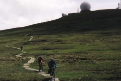 The top of Great Dun Fell