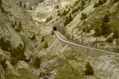 Narrow gauge railway from Ribes de Freser to Nuria