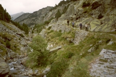 Walking back from Nuria
