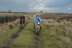 Sheila and Ray on Longstone Moor