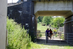 Railway crossing near Crick