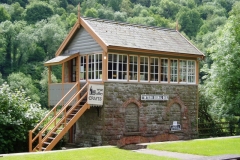 Signal box on the Wye Valley Railway