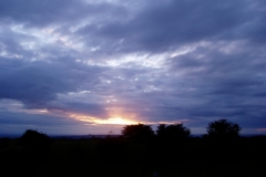 What passes for a sunrise