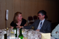 Sheila and Kevin at the HQ AGM Dinner
