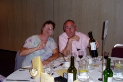 Cath and Tony at the HQ AGM Dinner