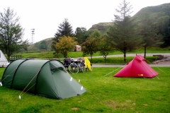 A tranquil campsite south of Oban, at Gallanachbeg