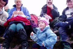 Three generations of the Sutton family