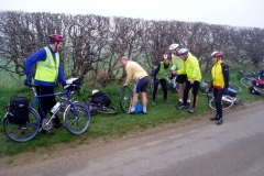 Punctures are a good spectator sport