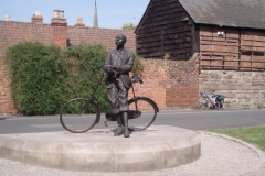 Edward Elgar by Hereford Cathedral