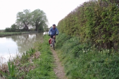 Kevin on the Oxford Canal near Stockton