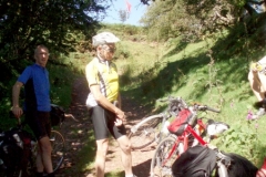 The red flag on the Mynydd Epynt firing range means we have to turn back