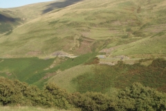 On the road beside Llyn Brianne