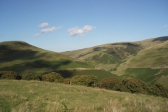 On the road beside Llyn Brianne