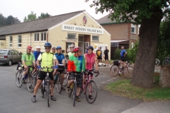 Ready to leave the village hall
