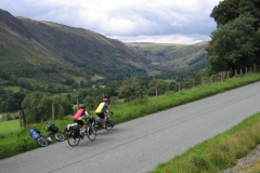 Climbing from Llangynog
