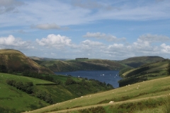 Sailing on Llyn Clywedog