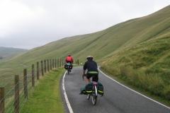 Bob & Roger climbing out of Cwm Ystwth