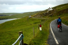 Heading back north through Scousburgh