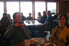 The WI of Easter Quarff provided a welcome break from the rain