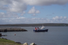 The ferry to the Island of Unst