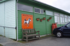 The Wild Dog Café on Yell by the ferry