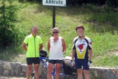 Bob, Sheila and Denis at le Col St.Martin