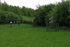 Approaching Shenley Farm, near Crick
