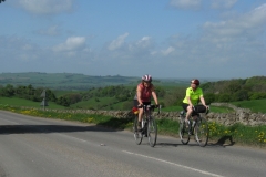 Cath and Ann near Longcliffe