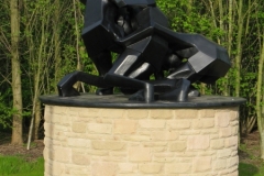Memorial to Asbourne's Royal Shrove Tuesday Football Game