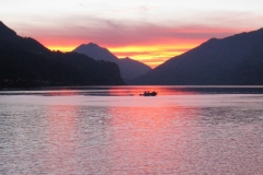 Sunset over Walensee