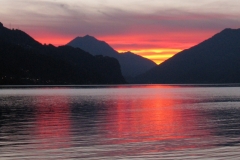 Sunset over Walensee