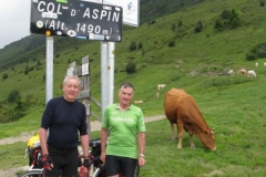 Lew and Bob on the Col d'Aspin