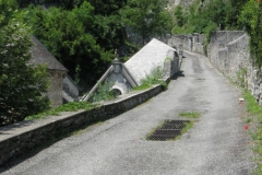 Road to the ancient Church in St.Beat