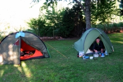 Camping at Belcaire