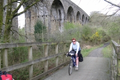 Sheila at start of The Granite Way