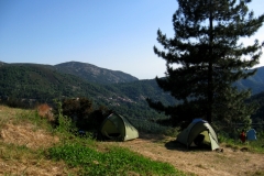 Camping at Evisa