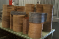 Blanks ready for stretching