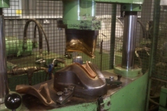 Stretching the leather to the right shape