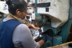 Riveting the nose