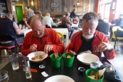 Dining at 'Fish n chips', Akureyri