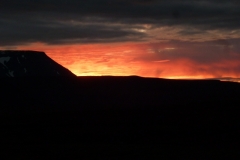 Sunset at Árbúðir