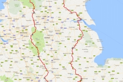 Northern England Tour Map
