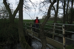 Jeff's method of crossing a narrow bridge