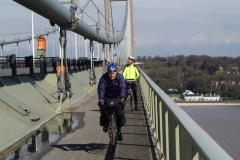 Tony and Alan on Humber Bridge