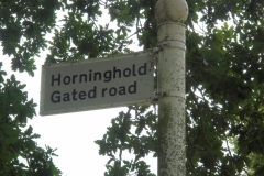 Horninghold Gated Road