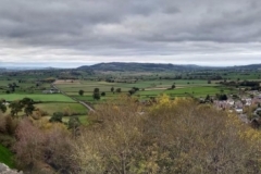 Panorama from Montgomery Castle